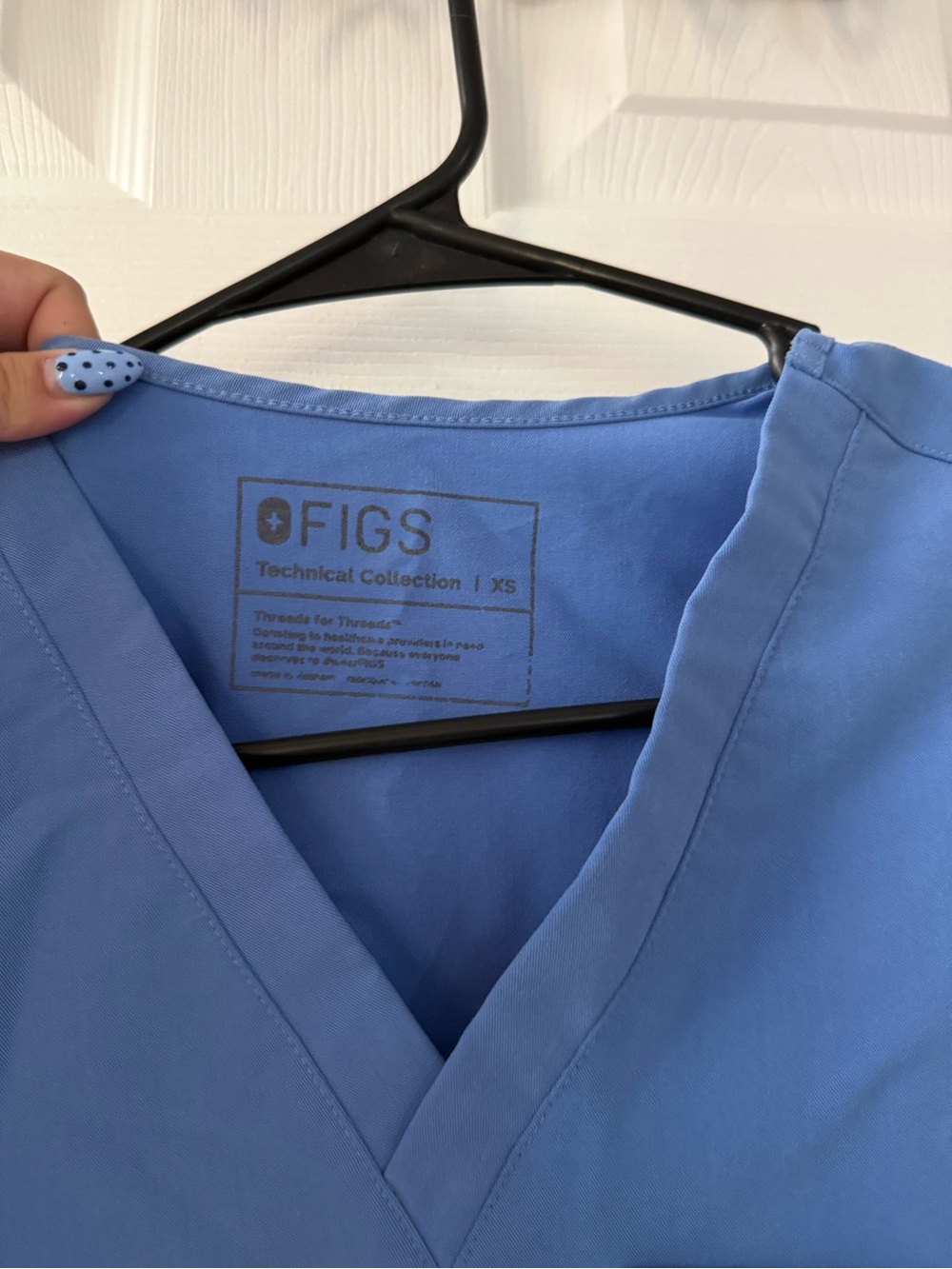 Figs Ceil Blue scrub set